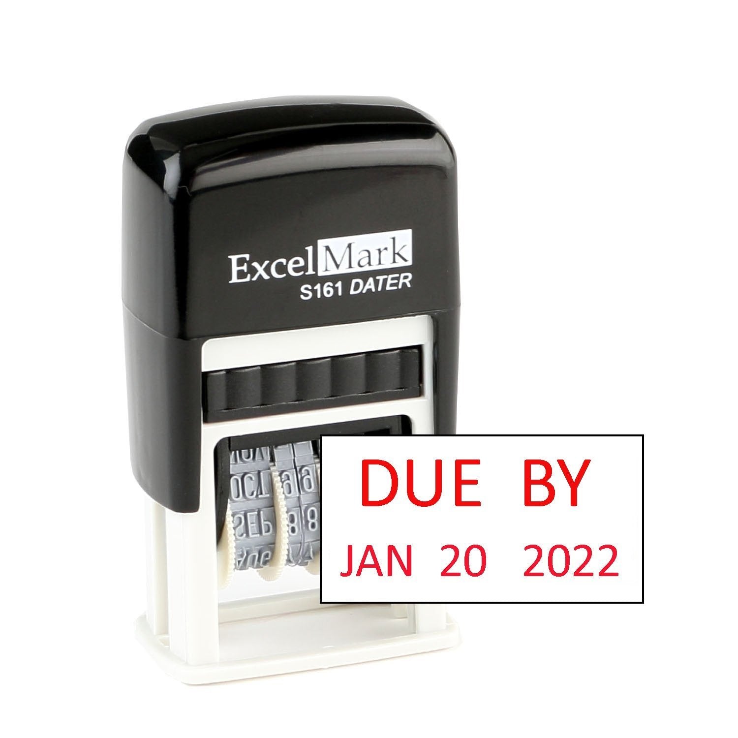 Small Due By Date Stamp