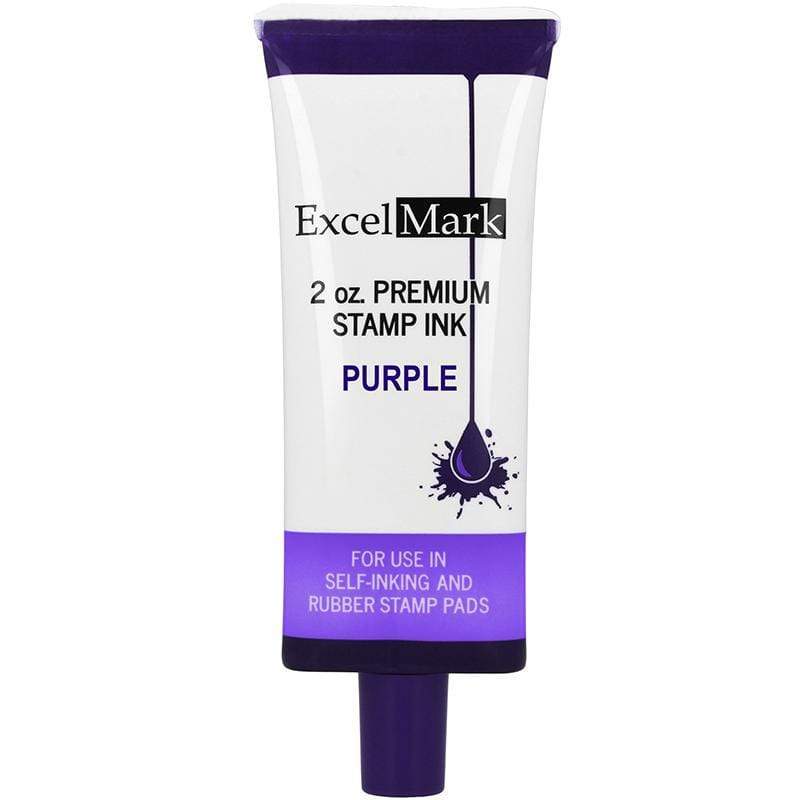 Refill Ink Purple ExcelMark Self-Inking Ink - 2 oz
