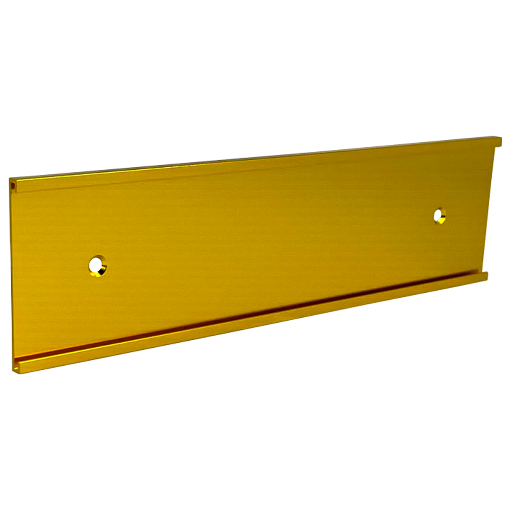 2X8 Gold Metal Wall Holder