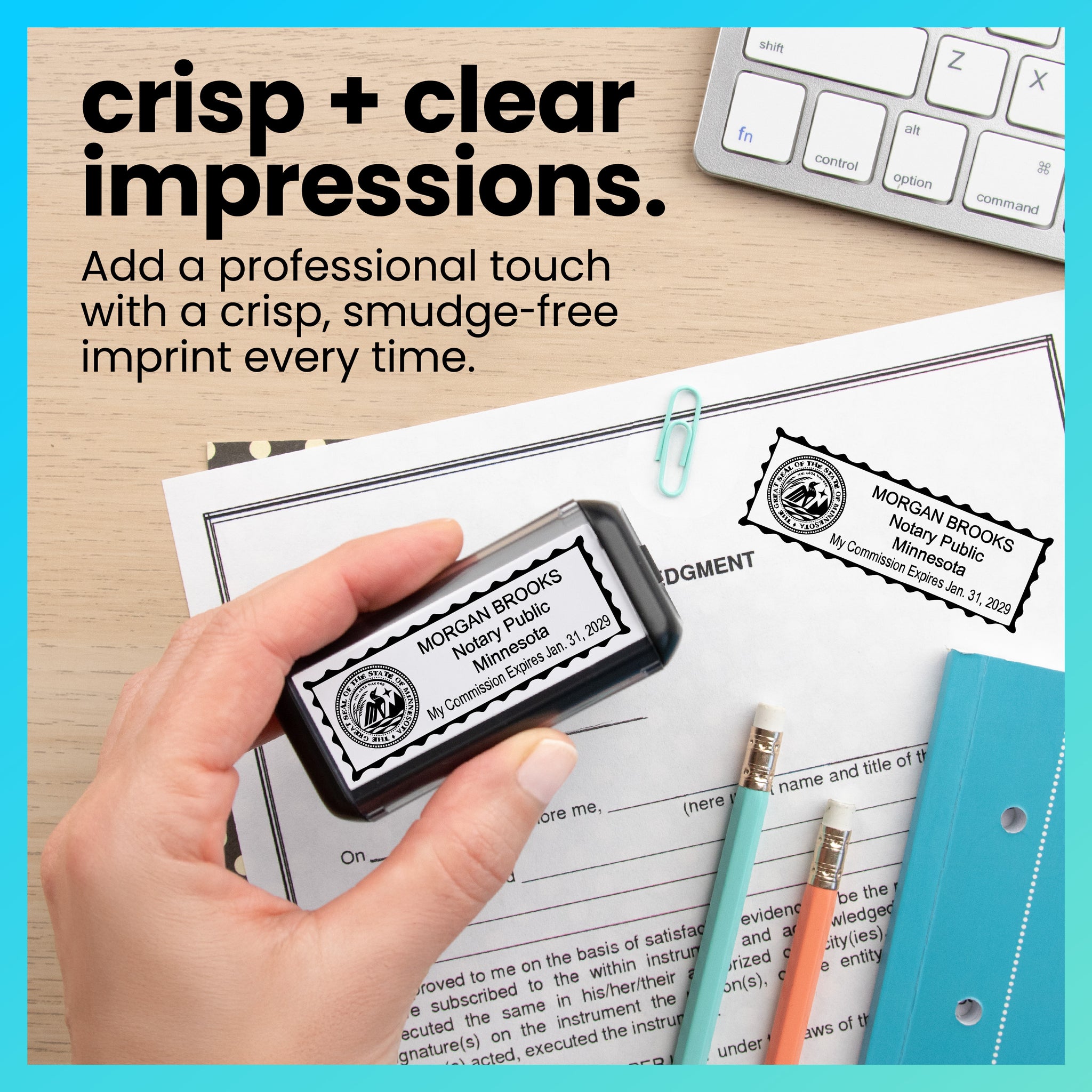 Minnesota Ink Stamp Minnesota Notary Stamps & Supplies