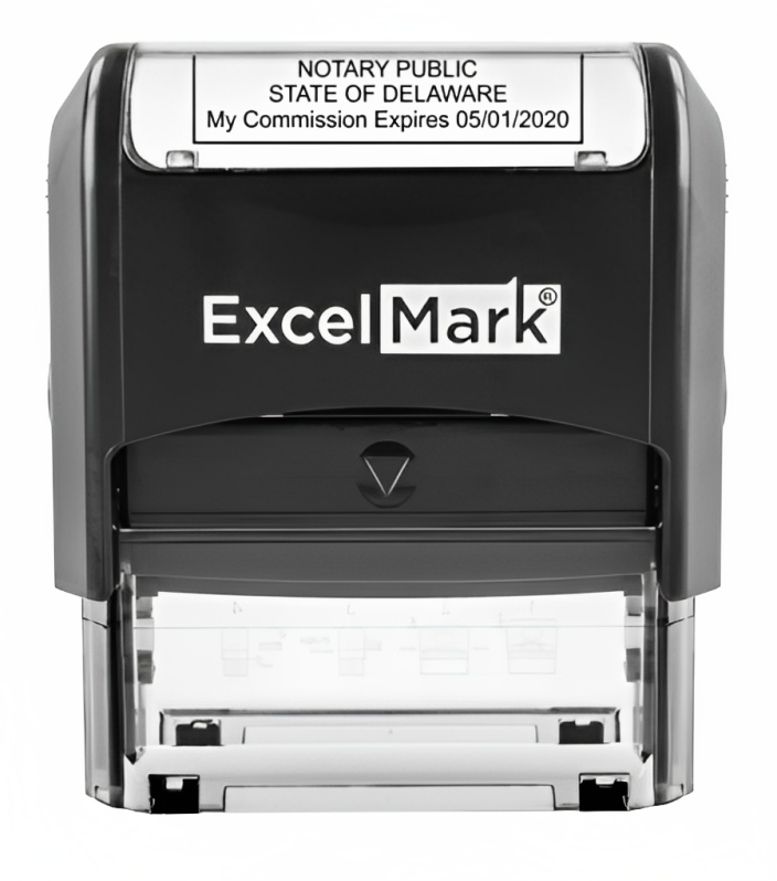 Filing Stamp Delaware Self-Inking Delaware Notary Stamp