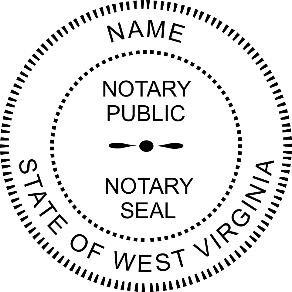West Virginia Notary Embosser
