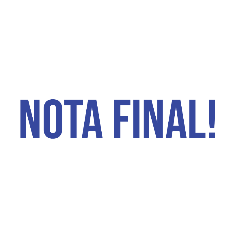 NOTA FINAL! Stamp
