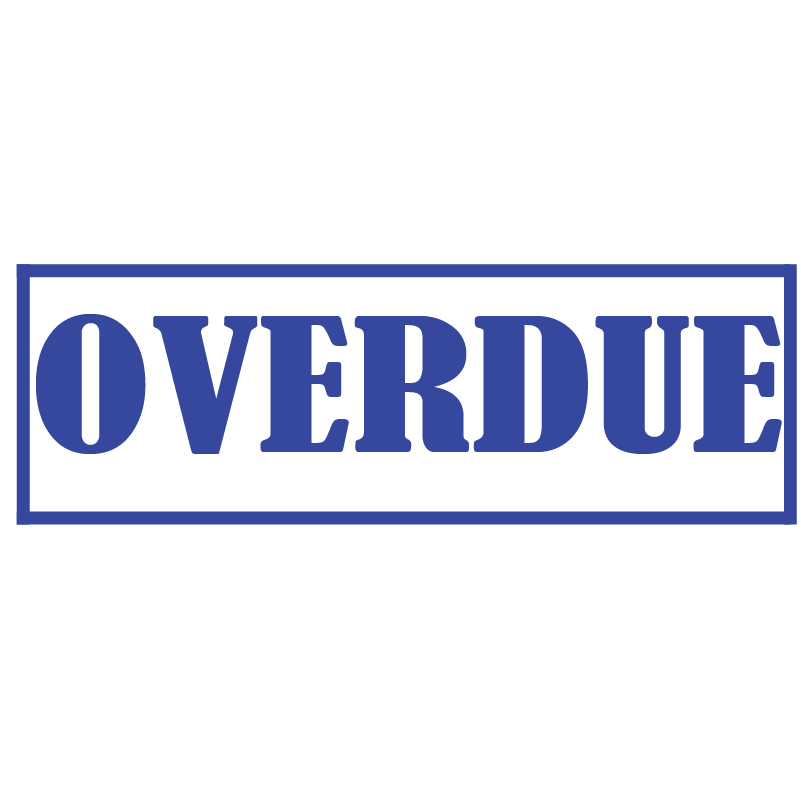 OVERDUE Stamp