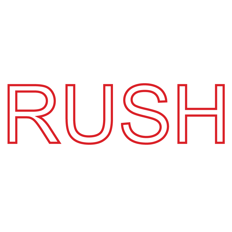 Outline RUSH Stamp