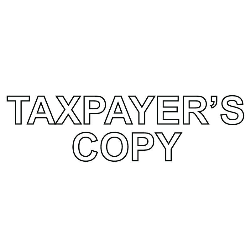 TAXPAYER'S COPY Stamp