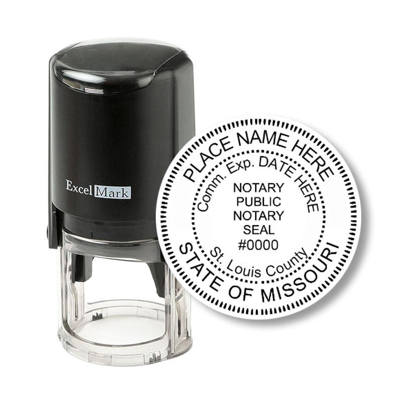 Missouri Notary Stamps: Ink Pad for Rectangular Self-Inking Stamp