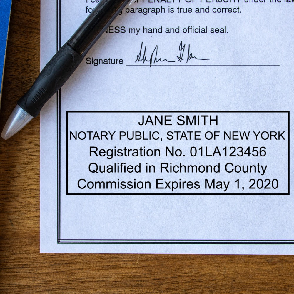 Pre-Inked New York Notary Stamp
